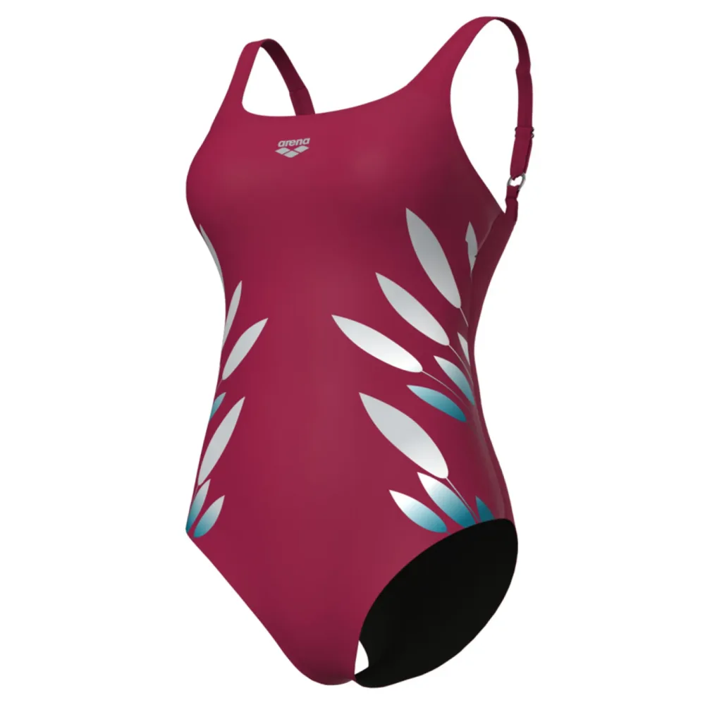 Arena W Arena Swimsuit Marta Wing Back C Cup Figurformender Badeanzug Damen, rot, Grösse: D 36