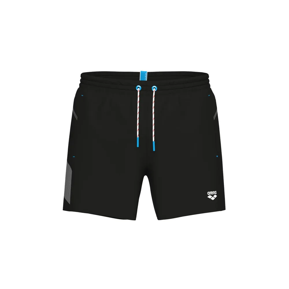Arena M Arena Pro_File Losange Beach Short Beach Short Herren, schwarz, Grösse: M
