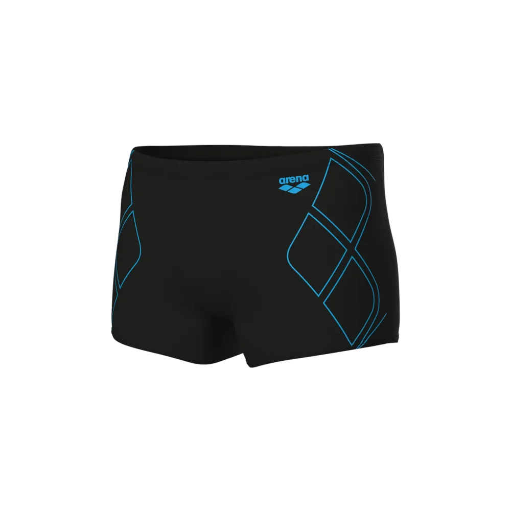 Arena M Arena Graphic Swim Short Swim Short Herren, schwarz, Grösse: D 6