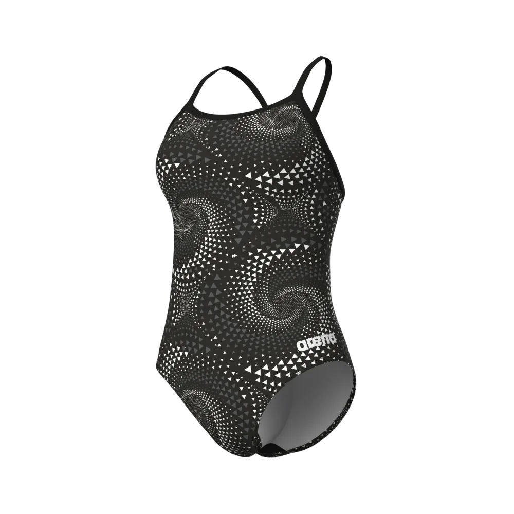 Arena W Arena Fireflow Swimsuit Lightdrop Back Badeanzug Damen, schwarz, Grösse: D 36