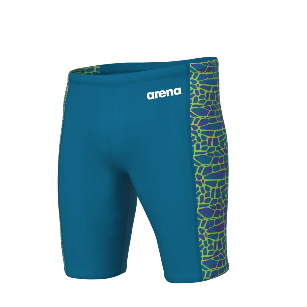 Arena M Arena Snakeskin Swim Jammer Swim Jammer Herren, blau, Grösse: D 4