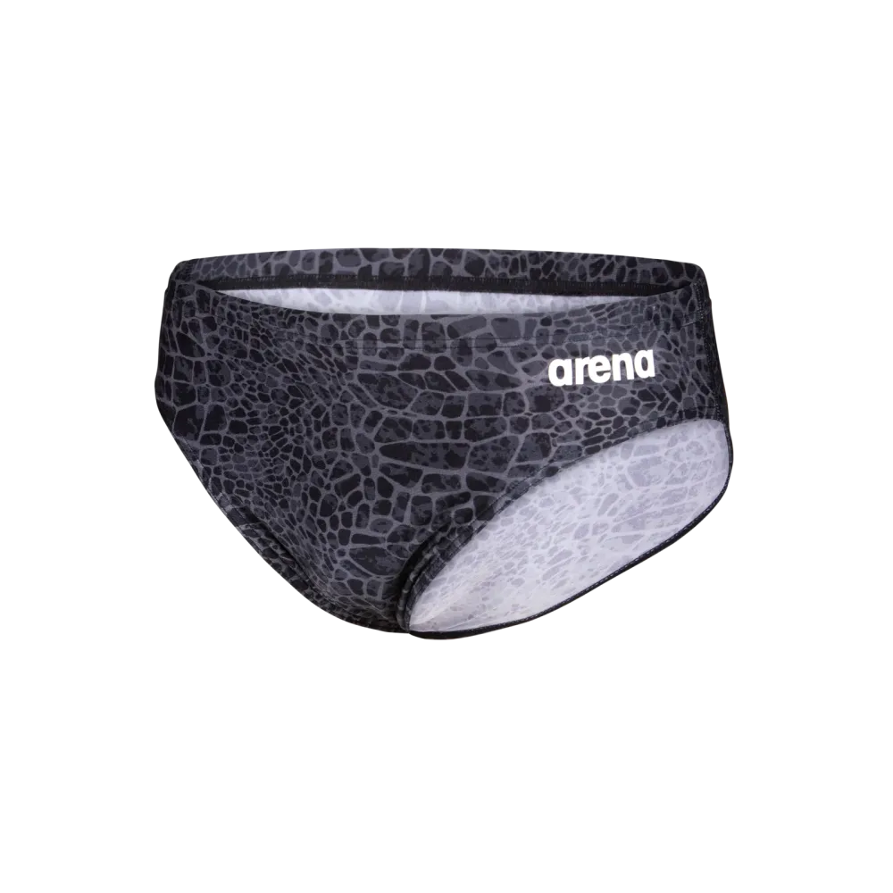 Arena M Arena Snakeskin Swim Briefs Swim Slip Herren, schwarz, Grösse: D 5
