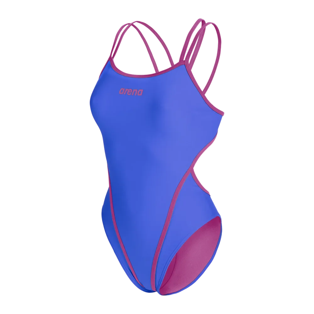 Arena W Arena Solid Swimsuit Double Cross Back Damen, mehrfarbig, Grösse: D 30