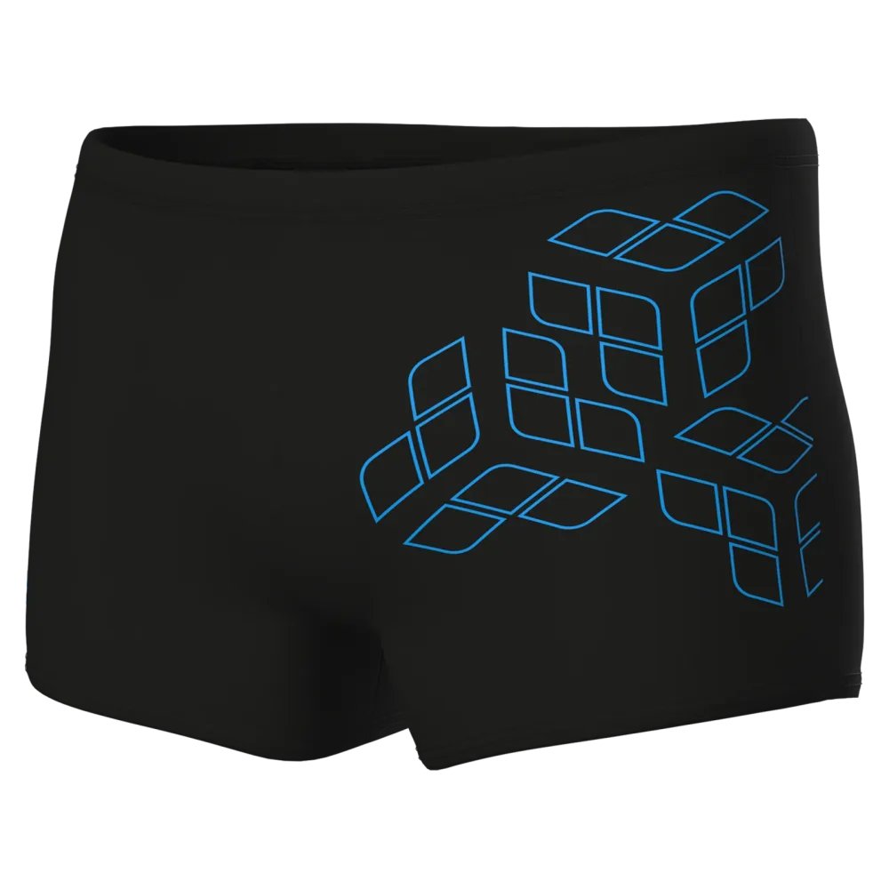 Arena M Arena Kikko Graphic Swim Short Swim Short Herren, schwarz, Grösse: D 8