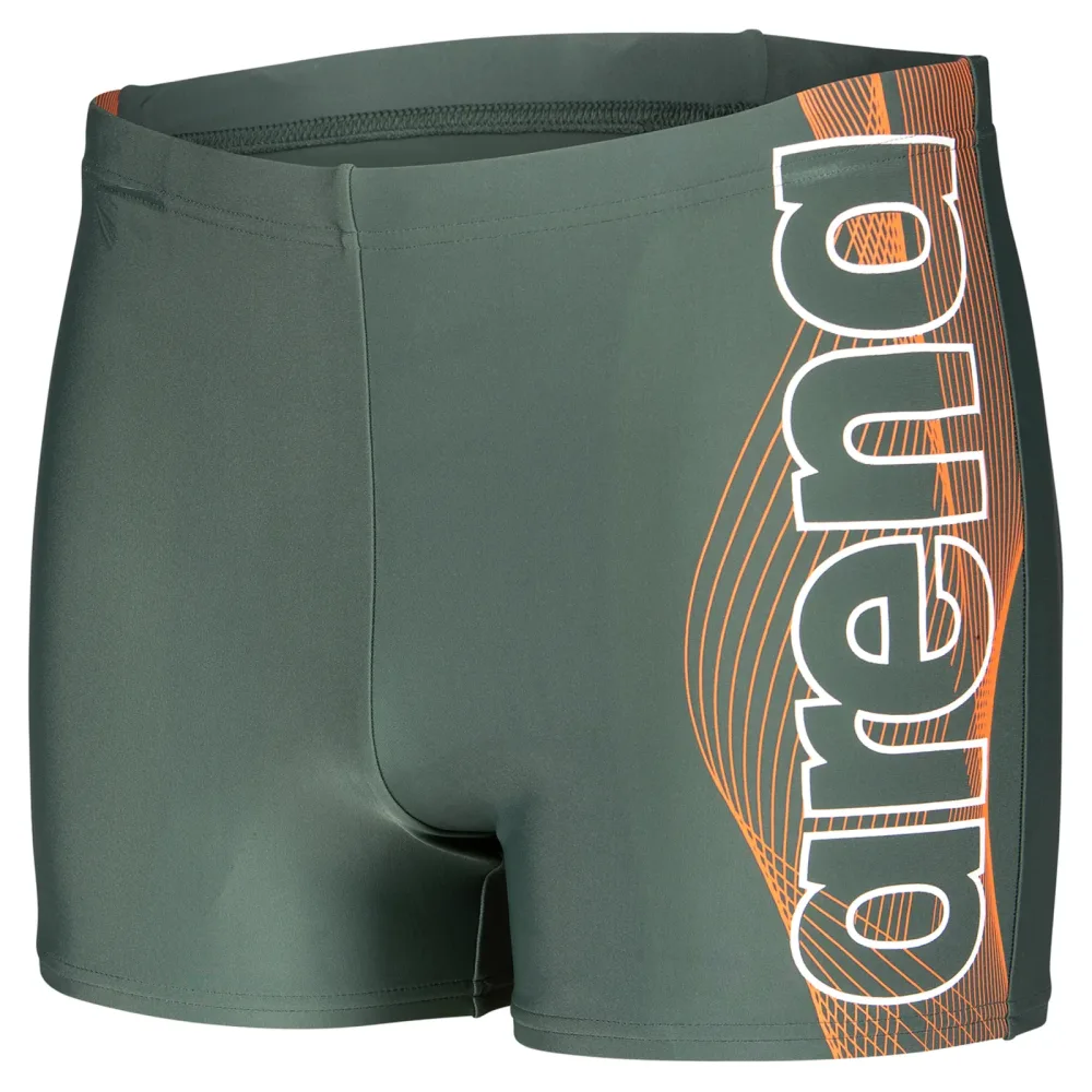 Arena M Arena Basic Swim Short Swim Short Herren, grün, Grösse: D 5