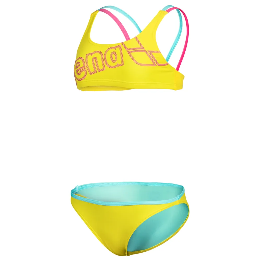 Arena G Arena Logo Swimsuit Two Pieces Bikini Set Mädchen, gelb, Grösse: 140