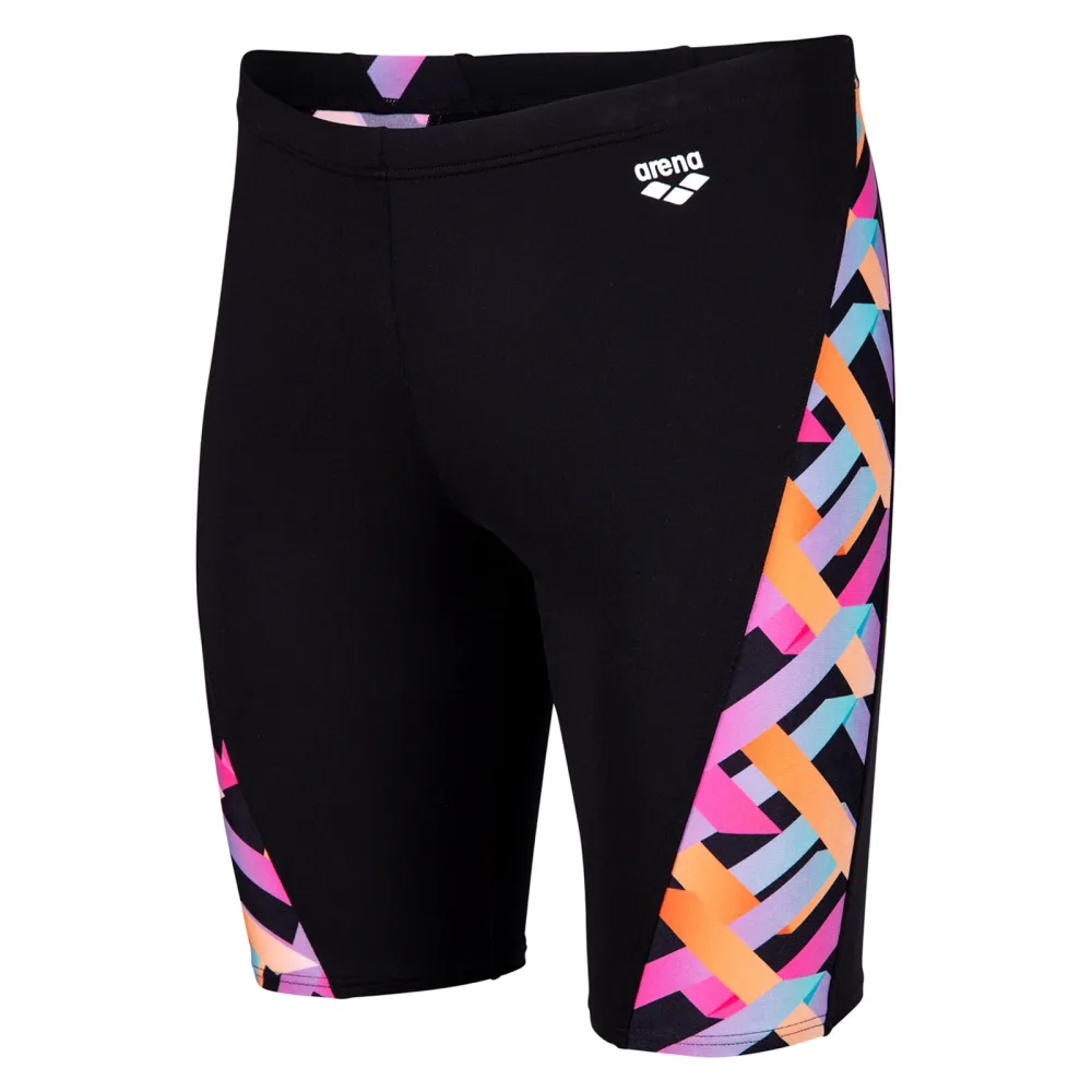 Arena M Arena Texture Swim Jammer Swim Jammer Herren, schwarz, Grösse: D 5