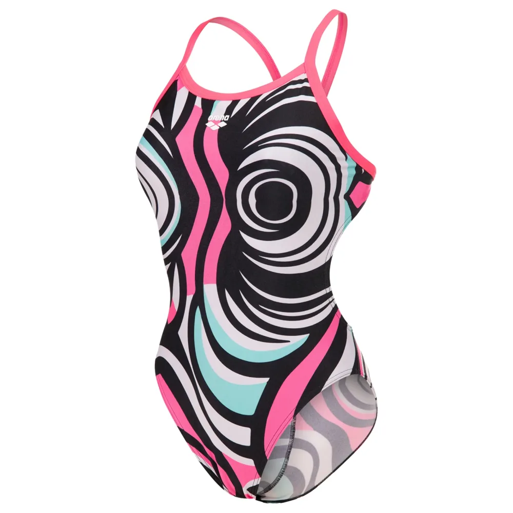 Arena W Arena Illusion Swimsuit Challenge Back Badeanzug Damen, mehrfarbig, Grösse: D 38