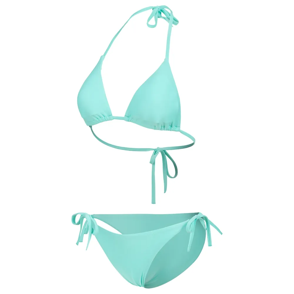 Arena W Arena Essentials Bikini Triangle Bikini Set Damen, blau, Grösse: XS