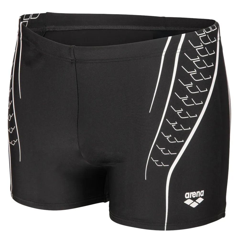 Arena M Arena Double Graphic Swim Short Swim Short Herren, schwarz, Grösse: D 5