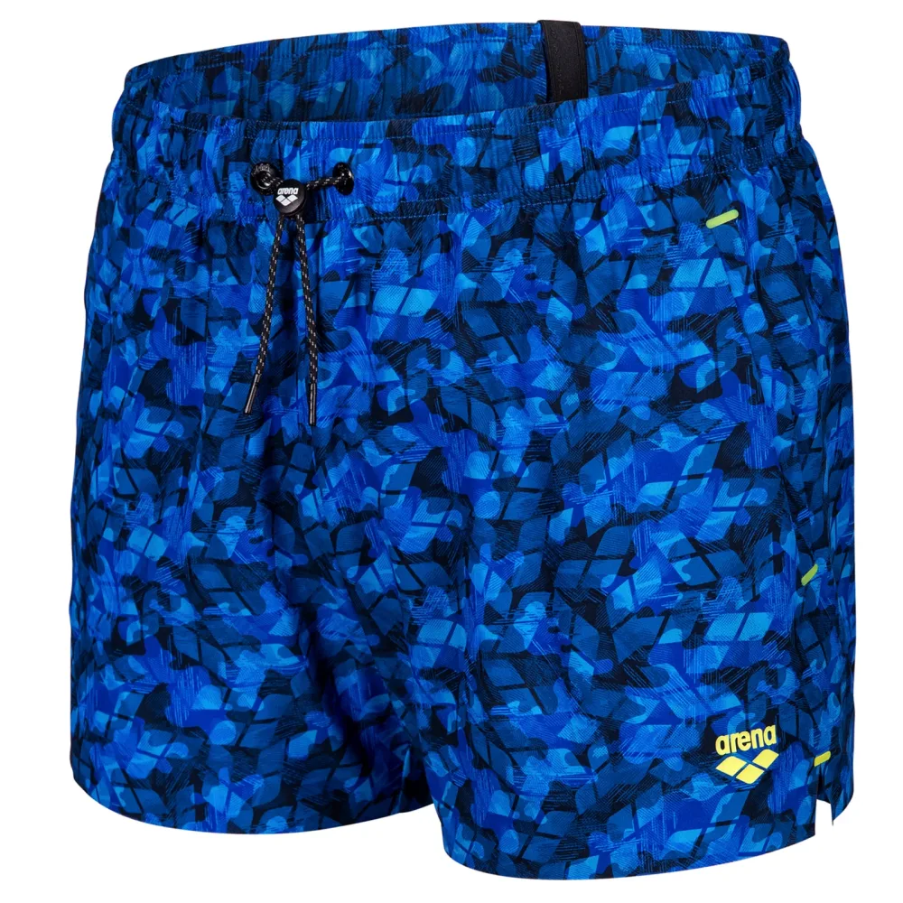 Arena M Arena Evo Beach X-Short Allover Beach Short Herren, blau, Grösse: L