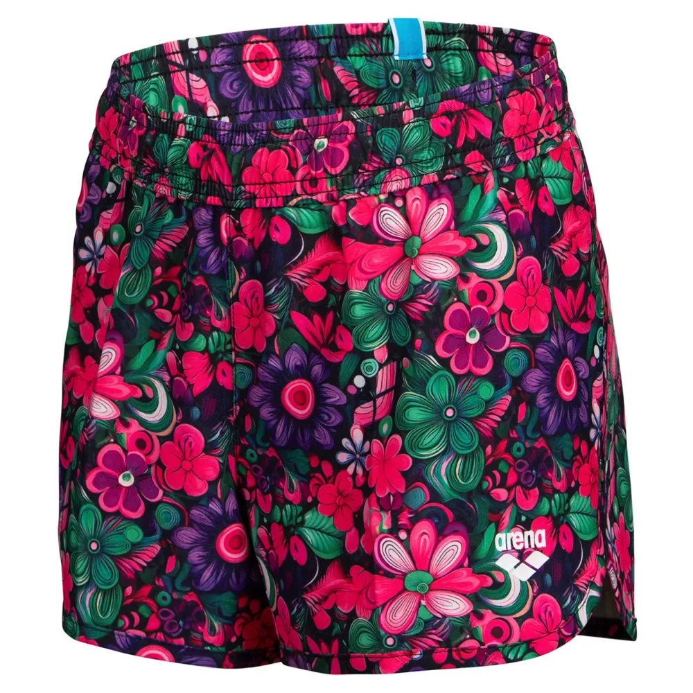 Arena G Arena Beach Short Printed Beach Short Mädchen, mehrfarbig, Grösse: 140