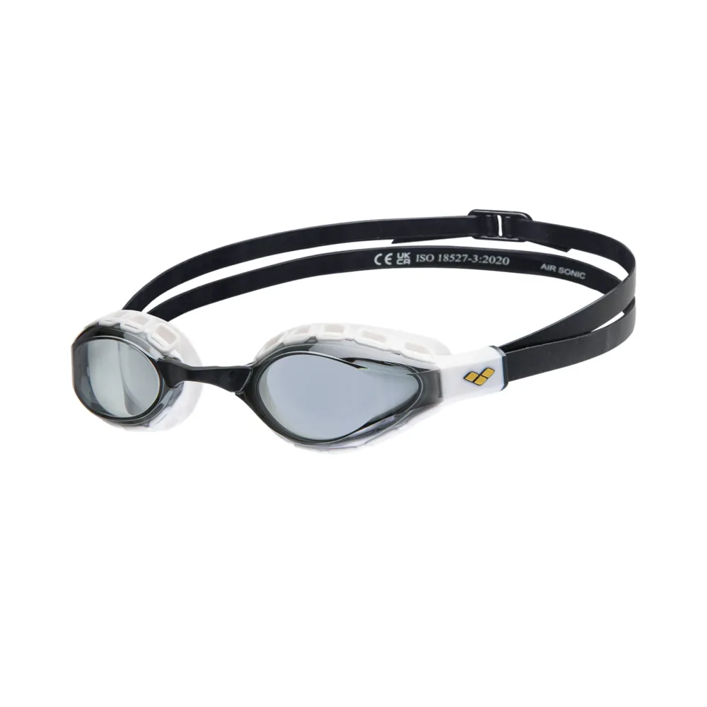 Arena Air Sonic Schwimmbrille schwarz, Harte GläserUnverspiegelte Gläser