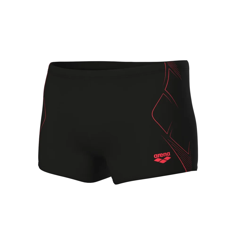 Arena M Arena Graphic Swim Short Swim Short Herren, schwarz, Grösse: D 6