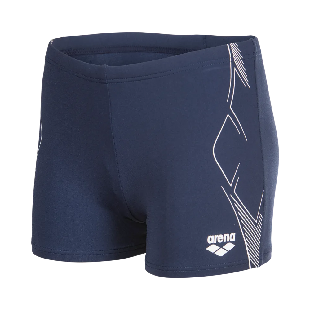 Arena B Arena Graphic Swim Short Swim Short Jungen, blau, Grösse: 140
