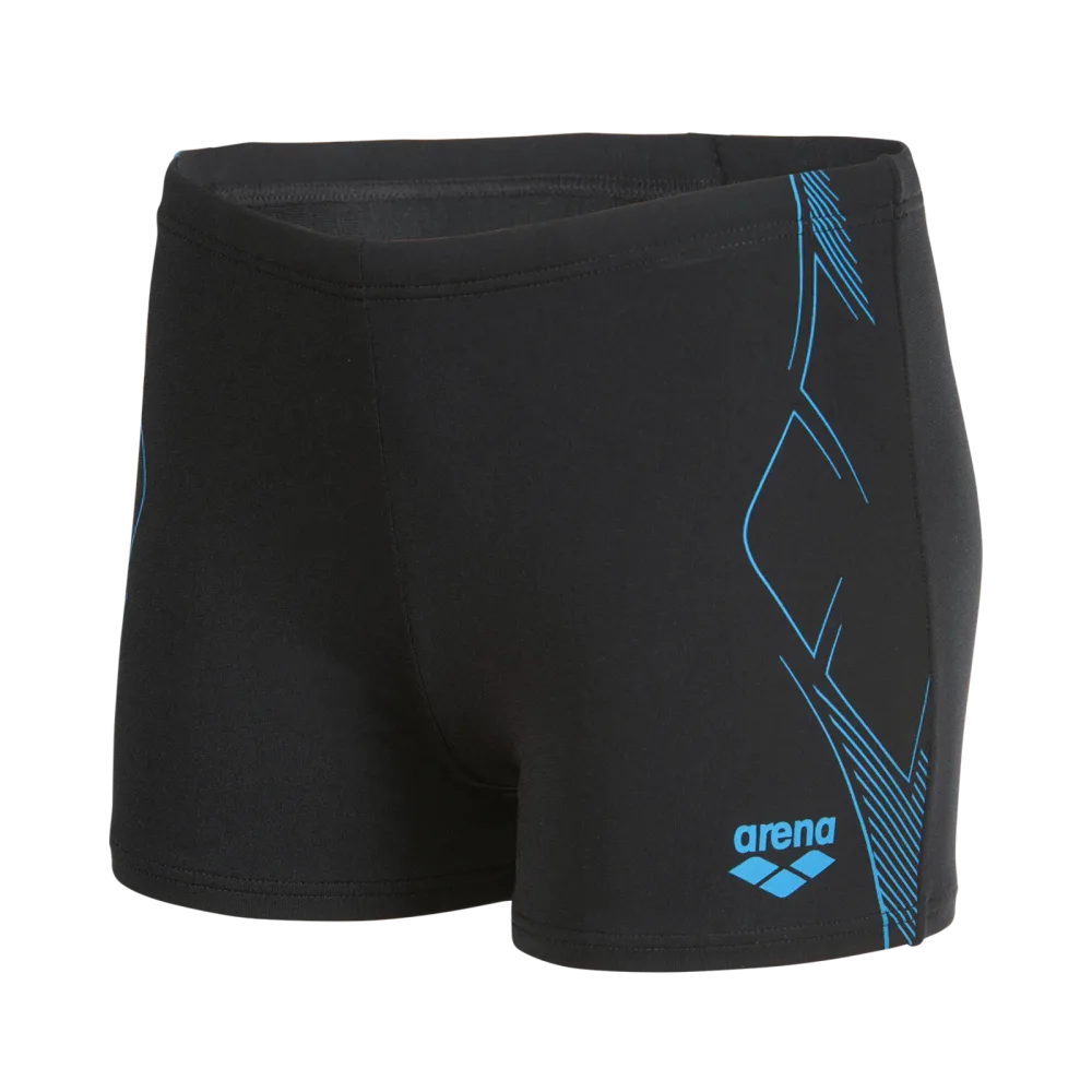 Arena B Arena Graphic Swim Short Swim Short Jungen, schwarz, Grösse: 116