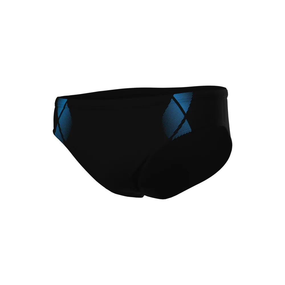 Arena M Arena Swim Briefs Graphic Herren, schwarz, Grösse: D 9