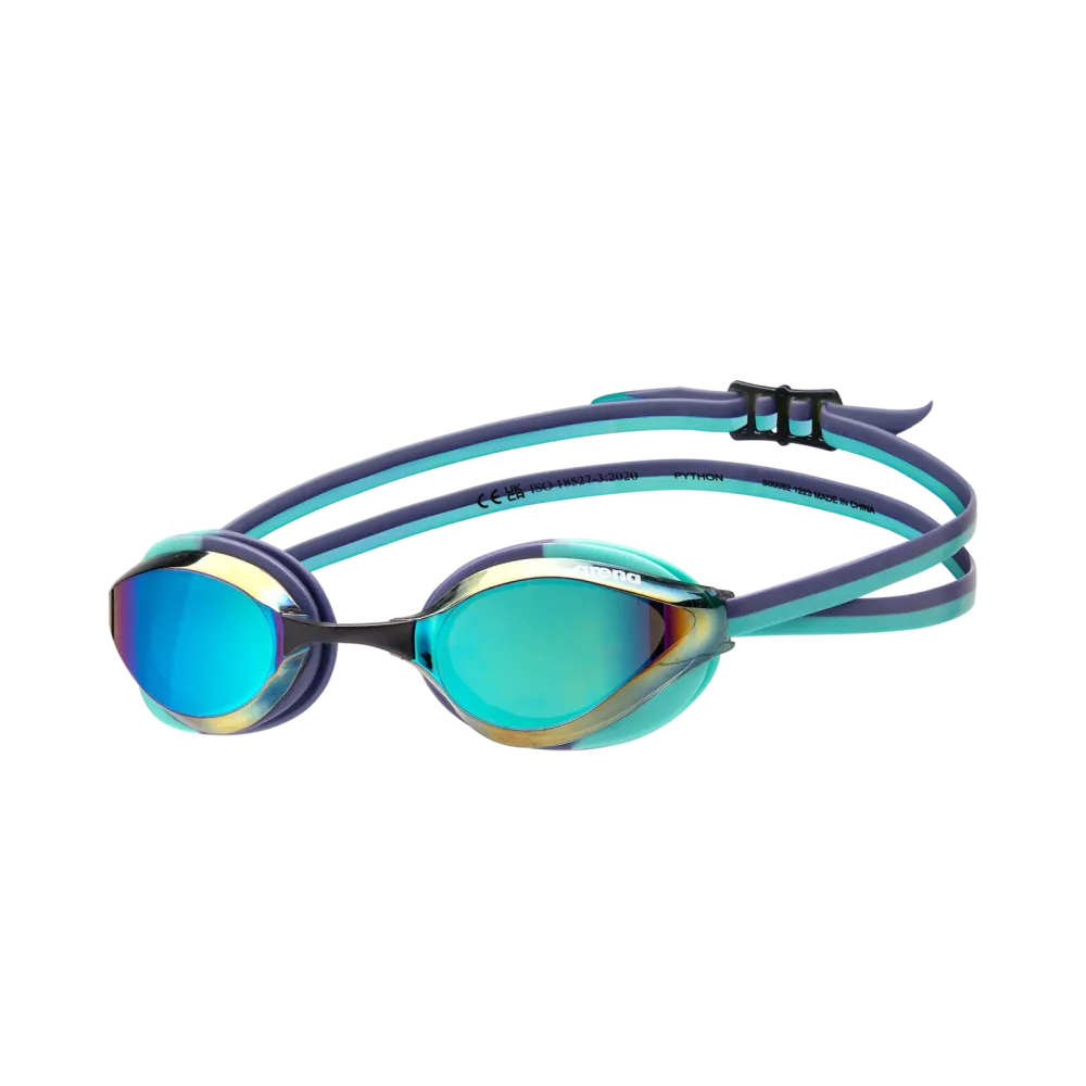 Arena Python Mirror Schwimmbrille blau,