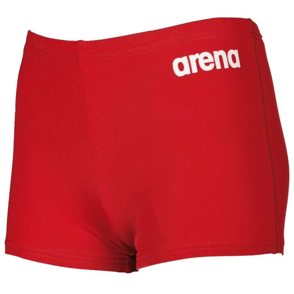 Arena Solid Short Jr Jungen, rot, Grösse: 128
