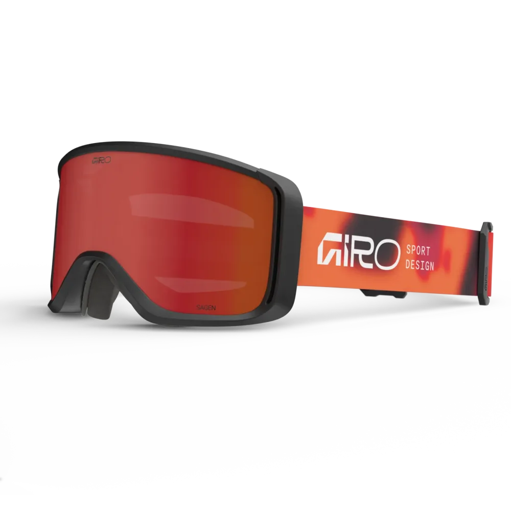 Giro Sagen Flash Goggle Herren rot, Grösse one size
