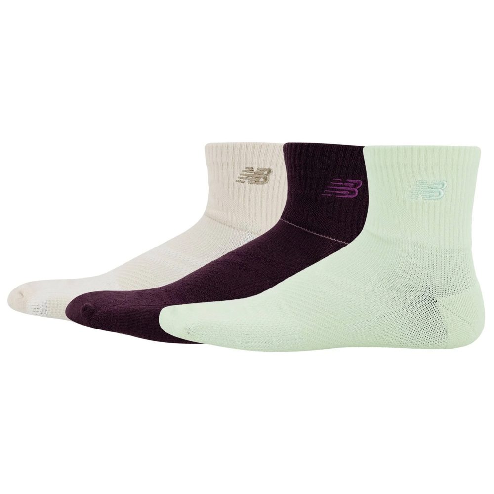 New Balance New Balance Running Repreve Ankle Socks 3 Pack unisex, mehrfarbig, Grösse: S  unisex, mehrfarbig, Grösse: S