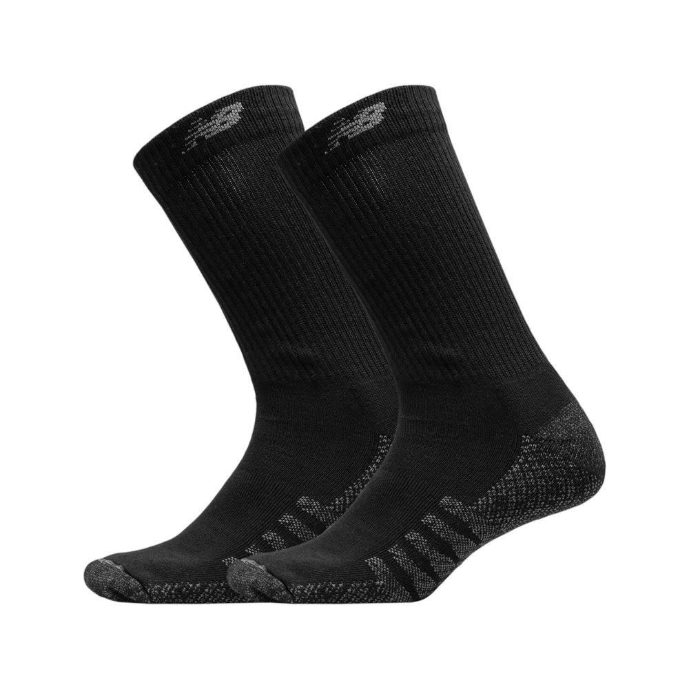 New Balance New Balance Coolmax Crew Socks 2 Pack unisex, schwarz, Grösse: XL  unisex, schwarz, Grösse: XL