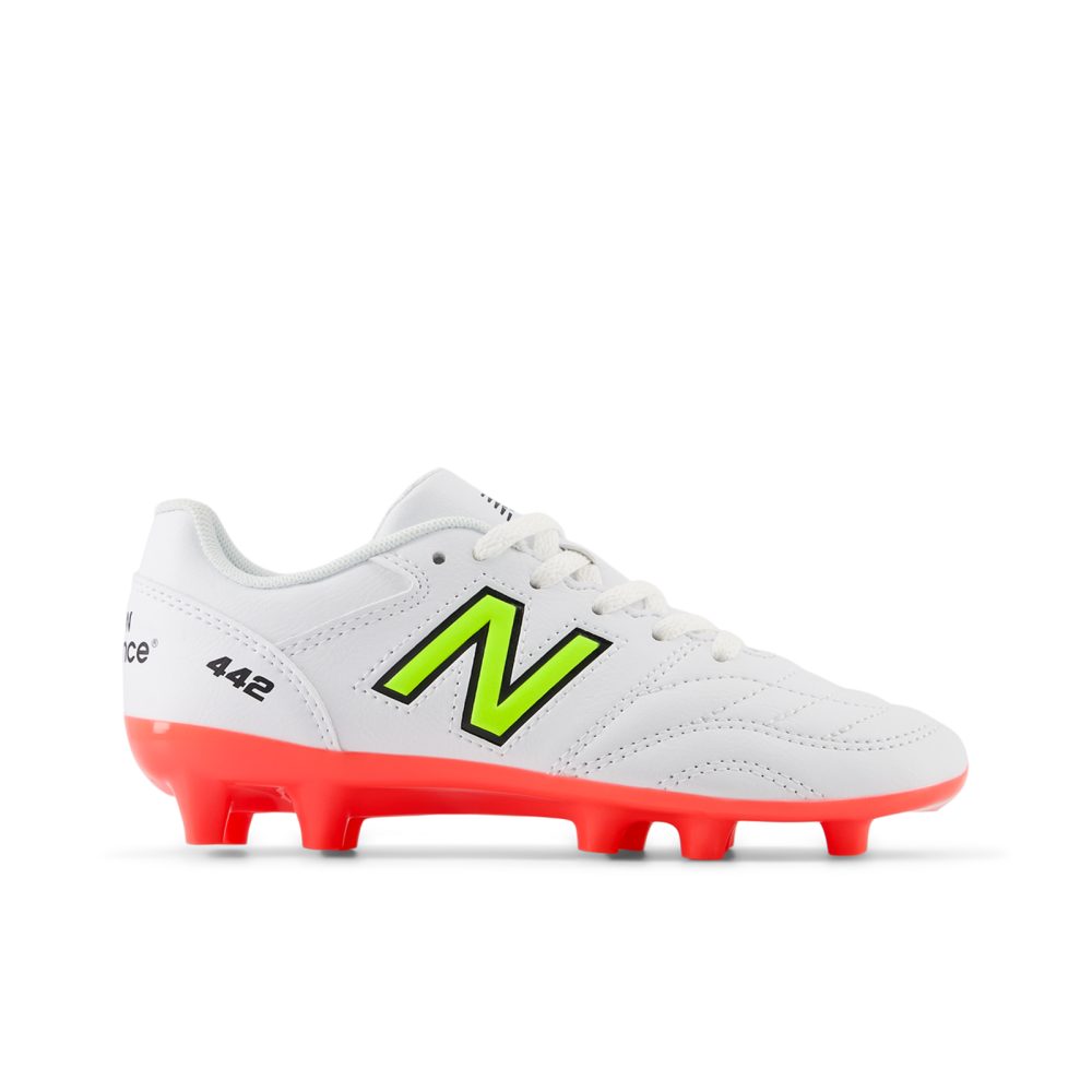 New Balance Kids Y 442 Academy FG Jnr Seasonal Nockenschuhe unisex, weiss, Grösse: 28
