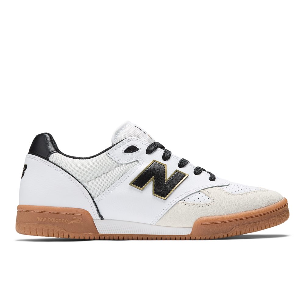 New Balance M Numeric 600 Tom Knox Skateboardschuhe Herren, weiss, Grösse: 40