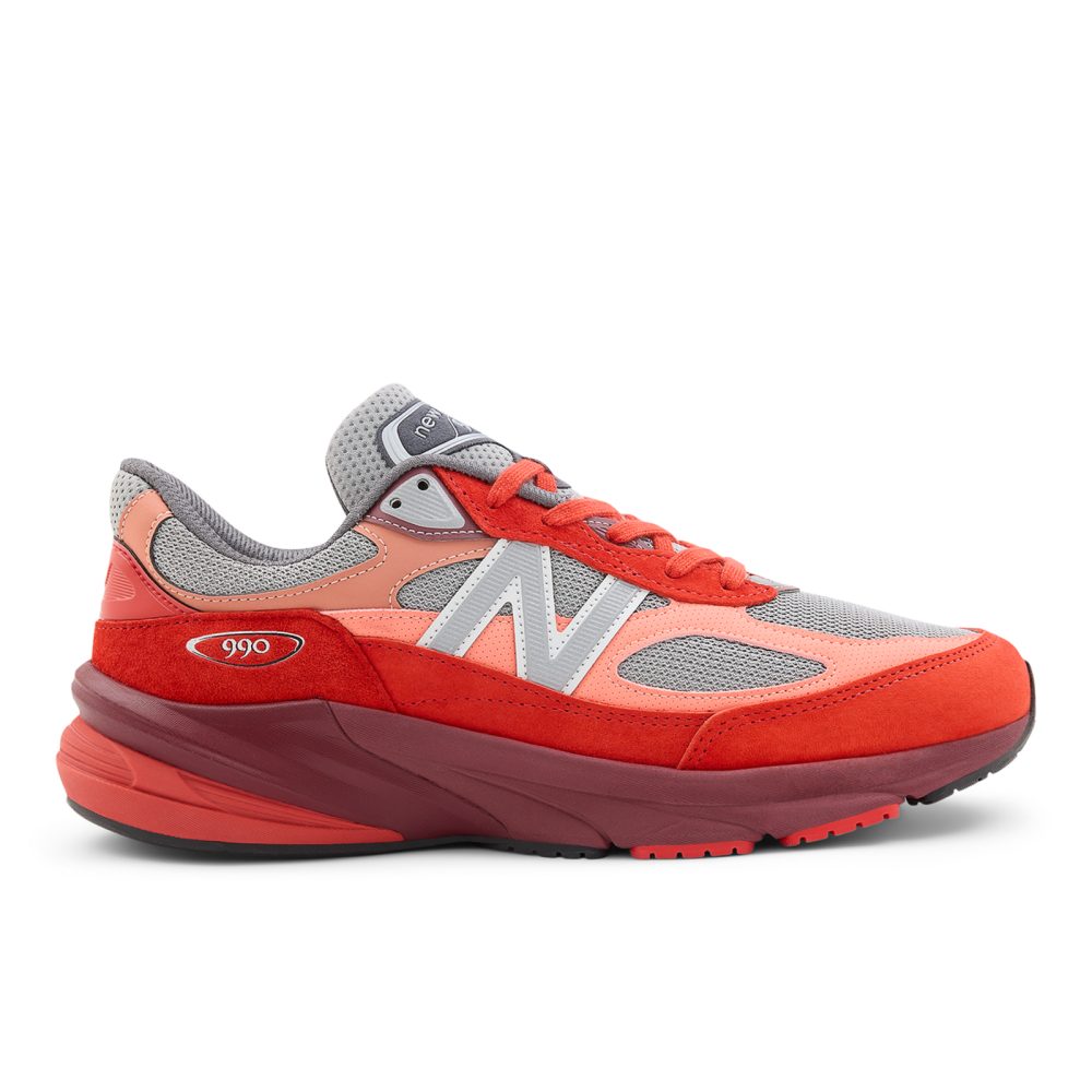 New Balance U 990 v6 Made in USA Community Freizeitschuhe / Sneaker Herren, rot, Grösse: 36