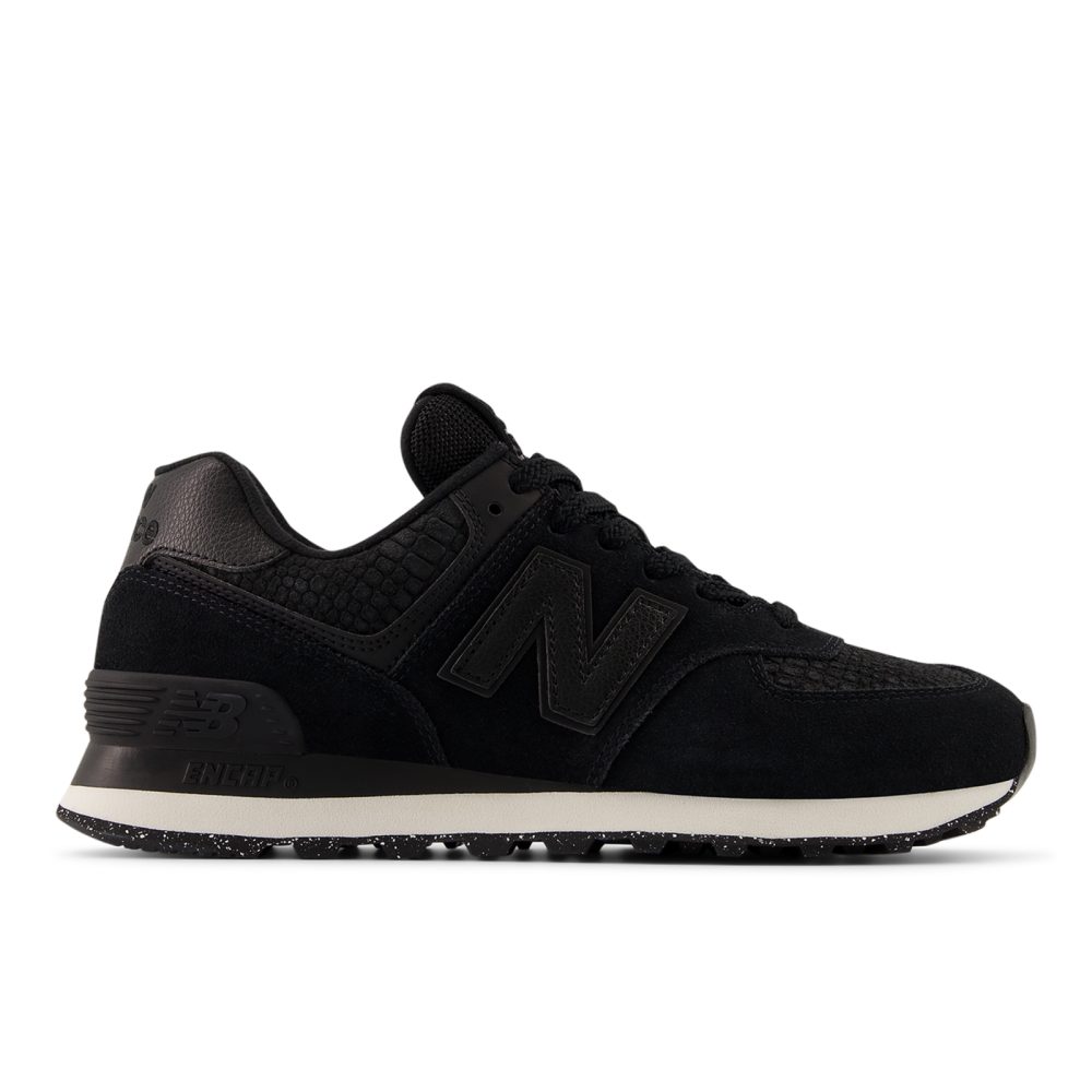 New Balance W 574 Croc Freizeitschuhe / Sneaker Damen, schwarz, Grösse: 38