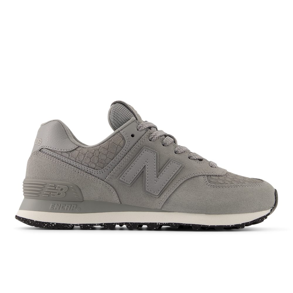 New Balance W 574 Croc Freizeitschuhe / Sneaker Damen, grau, Grösse: 38