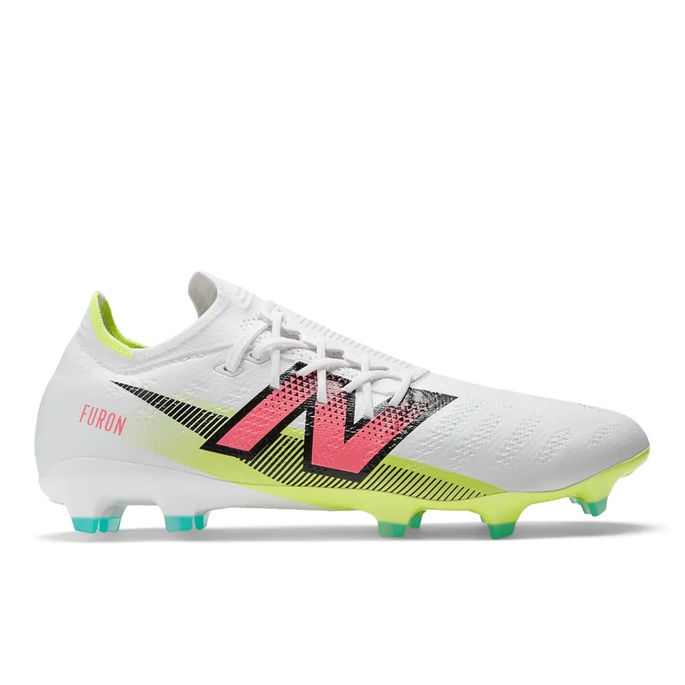 New Balance M Furon Pro FG Colorful Nockenschuhe Herren, weiss, Grösse: 40.5
