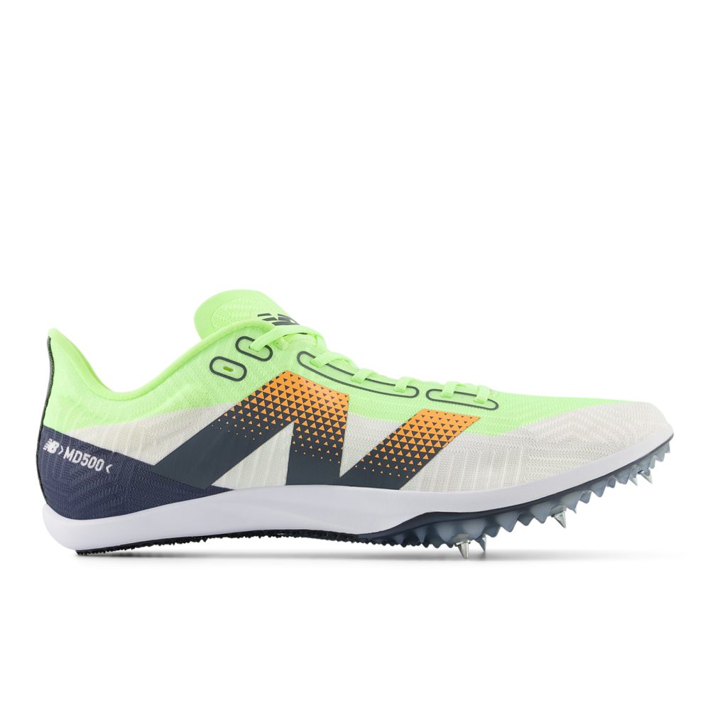 New Balance U MD500 Spikes v9 Nagelschuhe unisex, gelb, Grösse: 37.5