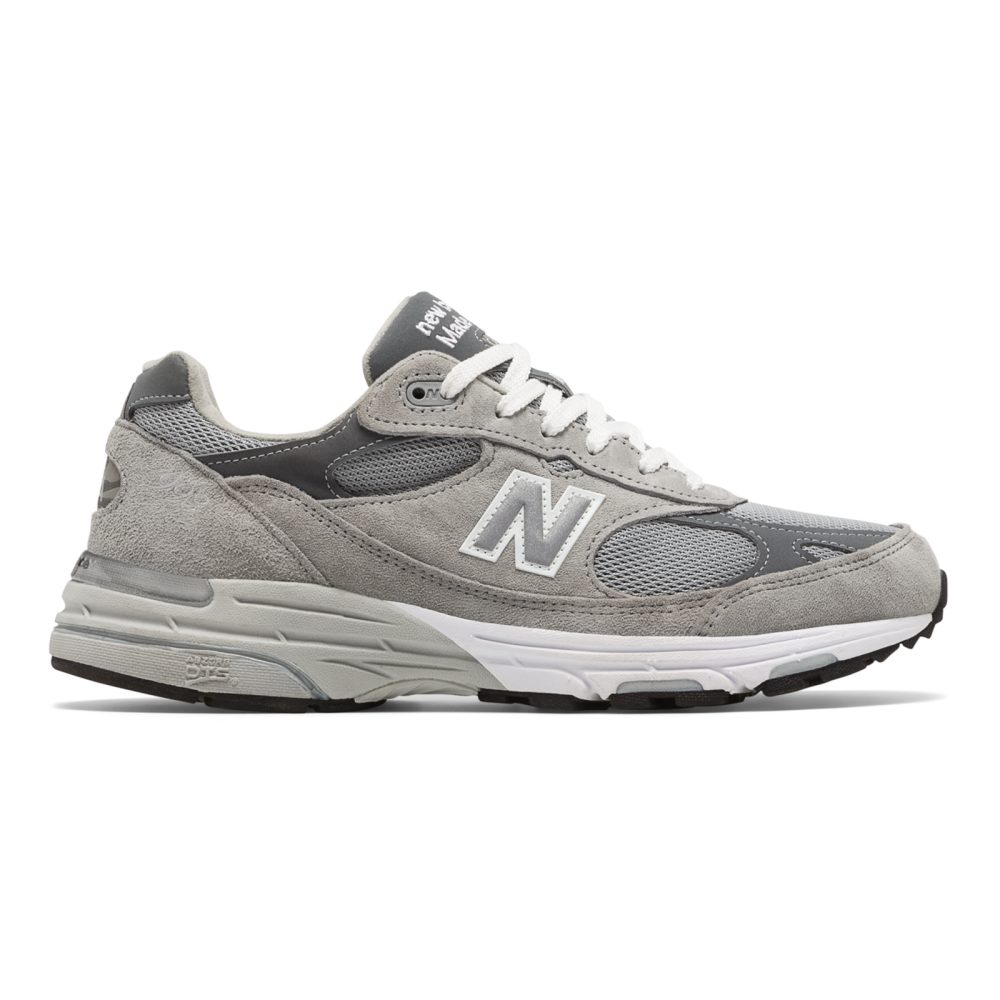 New Balance M Made in USA 993 Core Freizeitschuhe / Sneaker Herren, grau, Grösse: 40.5