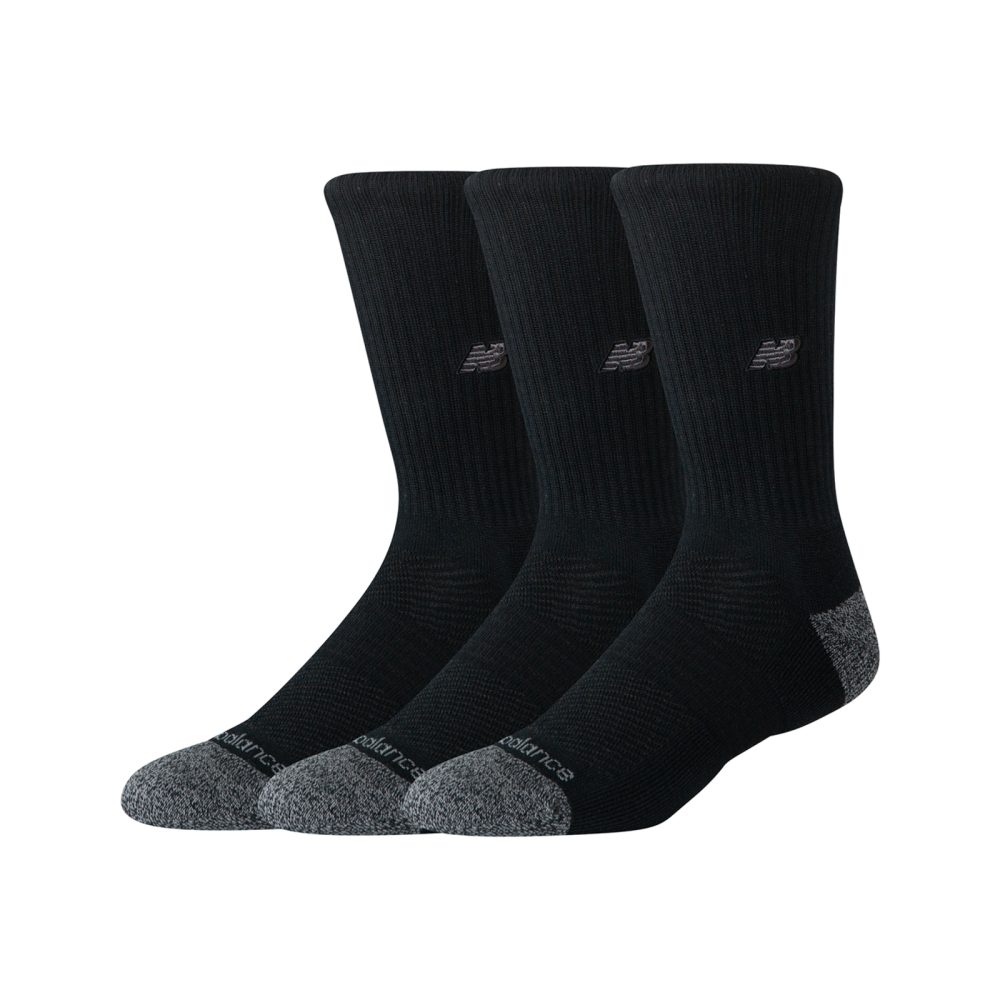 New Balance New Balance Active Premium Crew 3 Pack unisex, schwarz, Grösse: S  unisex, schwarz, Grösse: S
