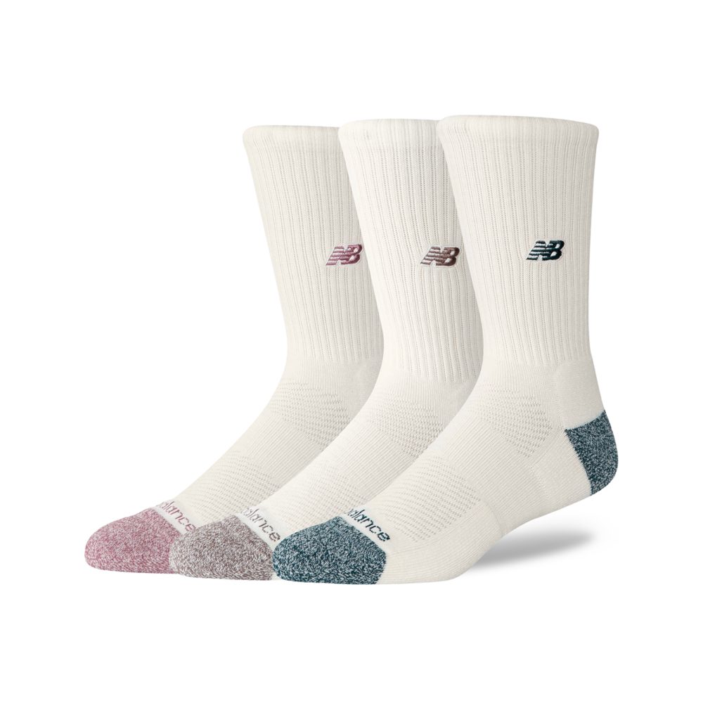New Balance New Balance Active Premium Crew 3 Pack unisex, weiss, Grösse: M  unisex, weiss, Grösse: M