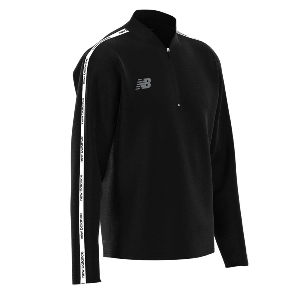 New Balance New Balance TW Training 1/4 Knitted Midlayer Herren, schwarz, Grösse: S  Herren, schwarz, Grösse: S