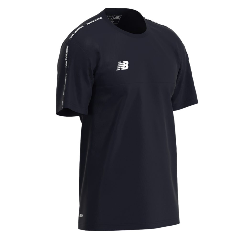 New Balance Y TW Training SS Jersey  unisex, schwarz, Grösse: YXS