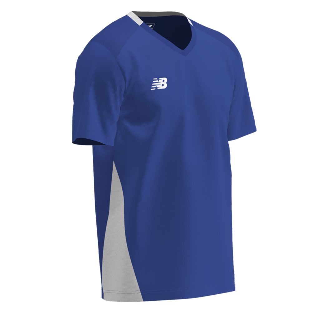 New Balance Y TW Kit Score SS Jersey  unisex, blau, Grösse: YM