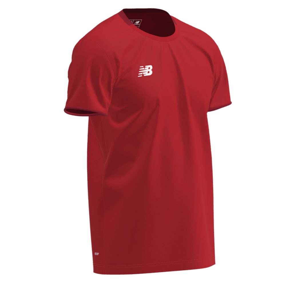 New Balance Y TW Kit Sprint SS Jersey  unisex, rot, Grösse: YXS