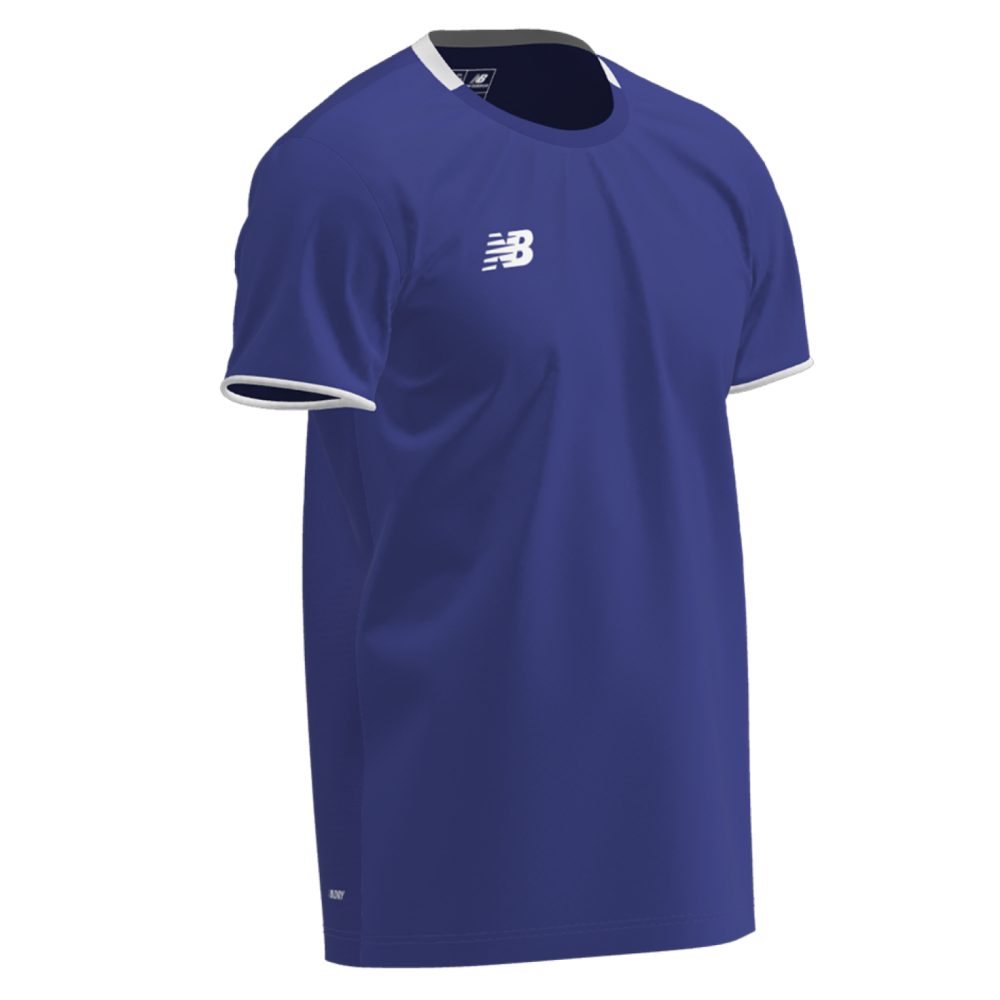 New Balance Y TW Kit Sprint SS Jersey  unisex, blau, Grösse: YM