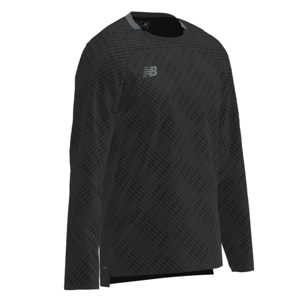 New Balance Y TW Kit Net GK LS Jersey  unisex, schwarz, Grösse: YXS