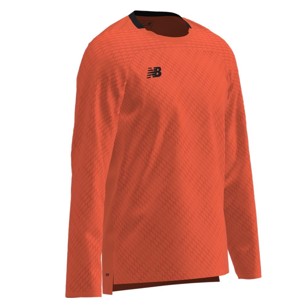 New Balance Y TW Kit Net GK LS Jersey  unisex, orange, Grösse: YM