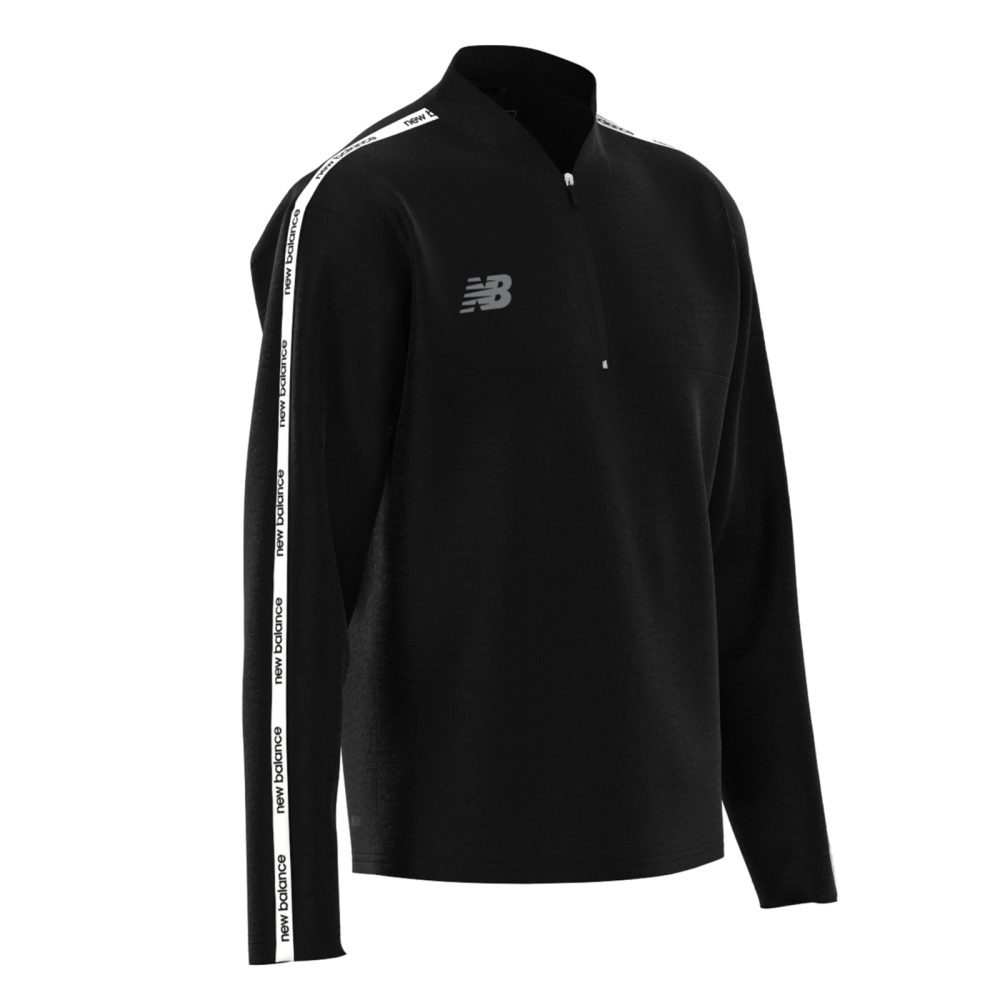 New Balance New Balance W TW Training 1/4 Knitted Midlayer Damen, schwarz, Grösse: 10  Damen, schwarz, Grösse: 10