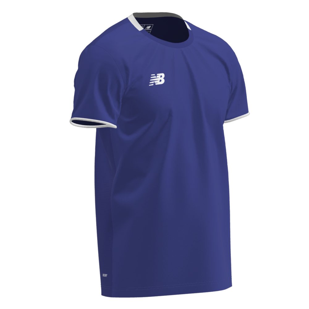 New Balance New Balance W TW Kit Sprint SS Jersey Damen, blau, Grösse: 10  Damen, blau, Grösse: 10