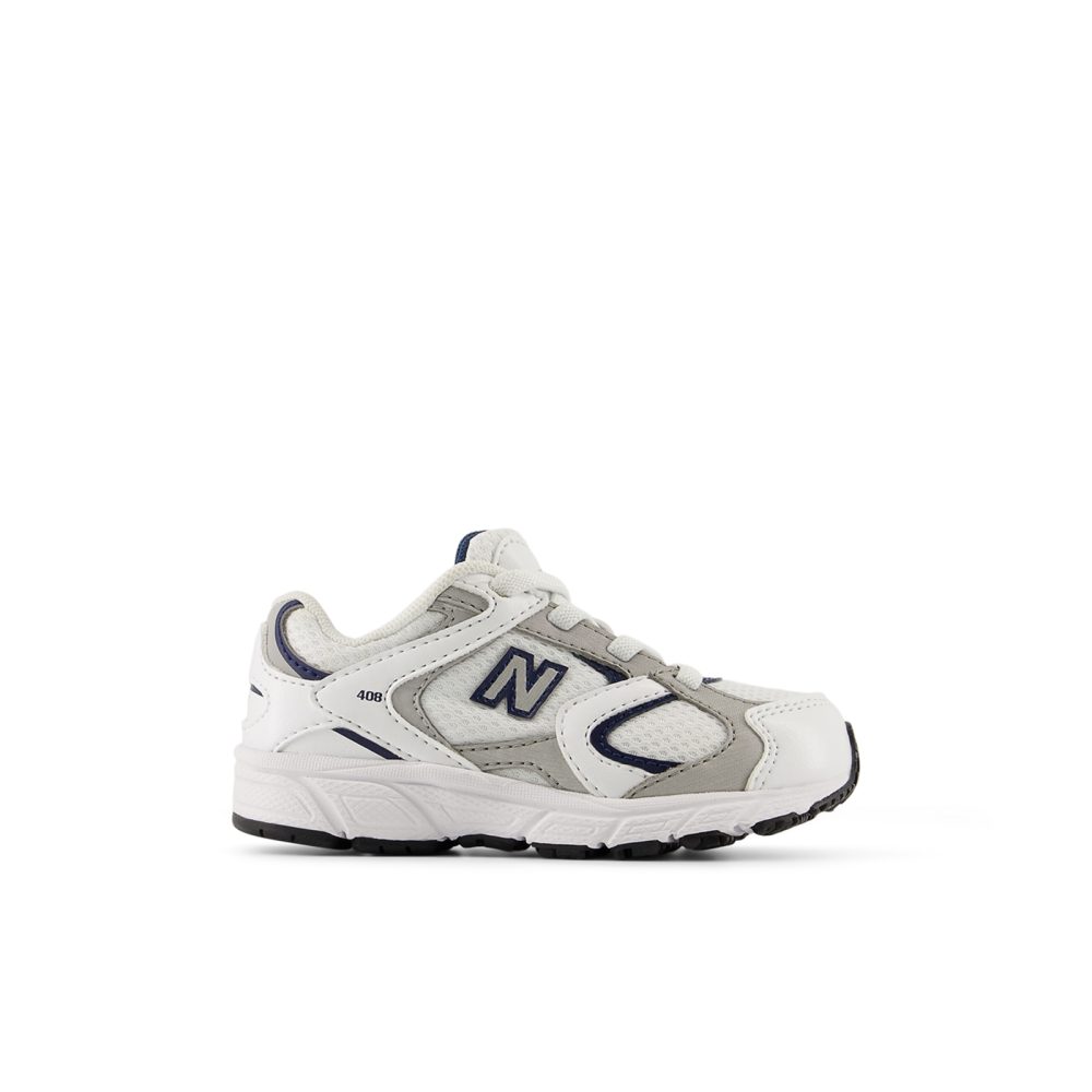 New Balance Kids 408 Bungee Lace unisex, weiss, Grösse: 22.5