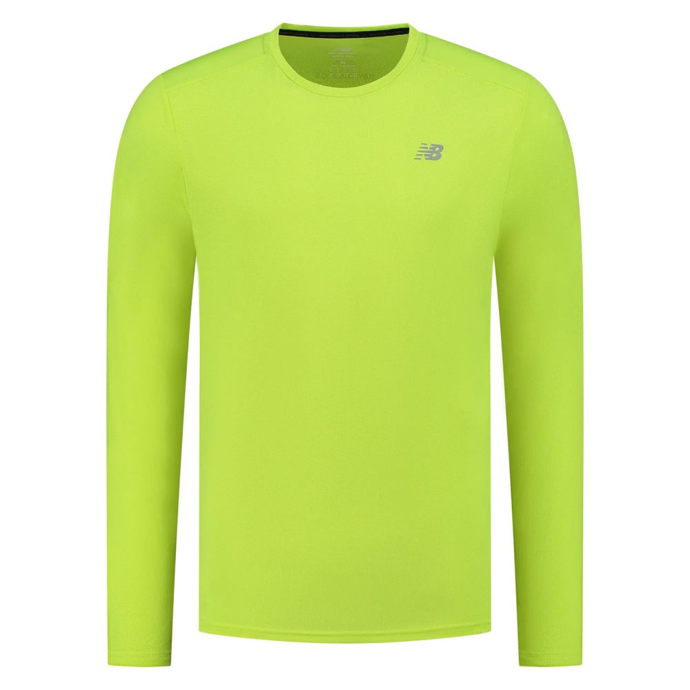 New Balance New Balance Accelerate Long Sleeve Herren, gelb, Grösse: L Athletic Fit Herren, gelb, Grösse: L