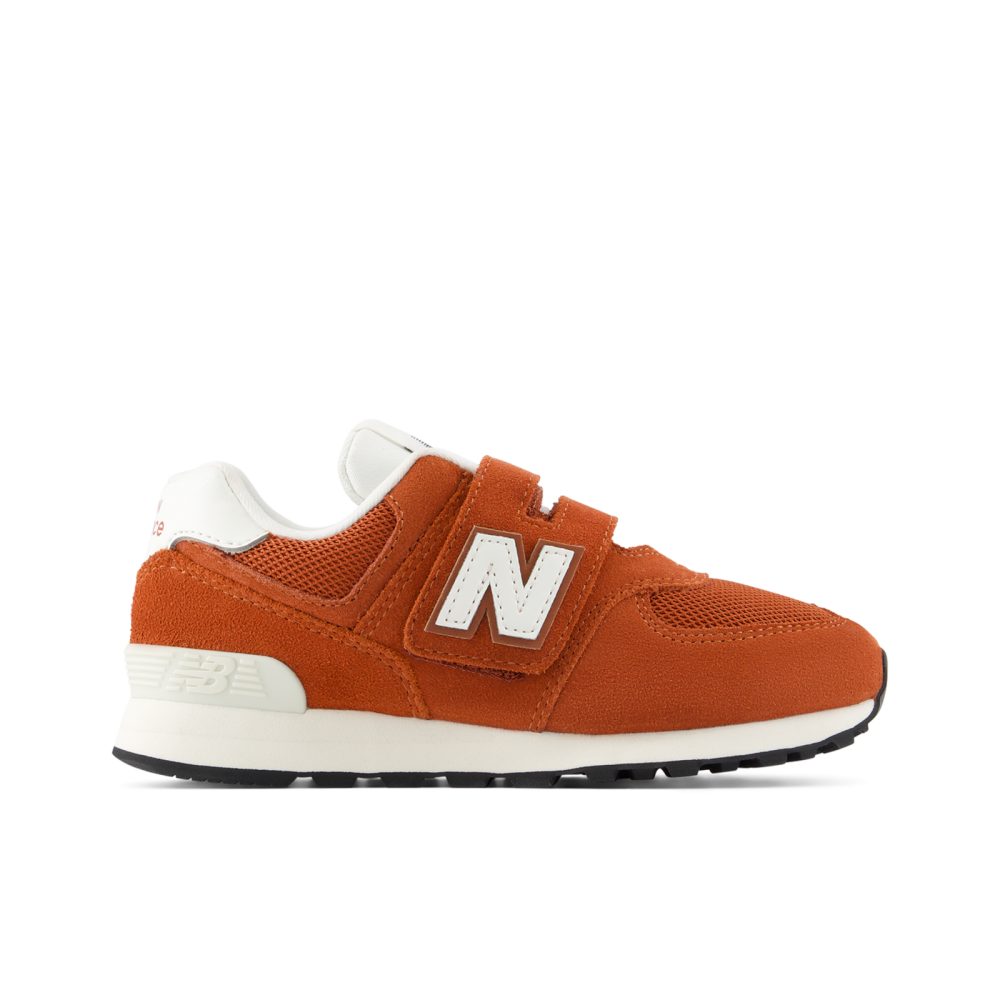 New Balance Kids 574 Hook & Loop unisex, orange, Grösse: 30