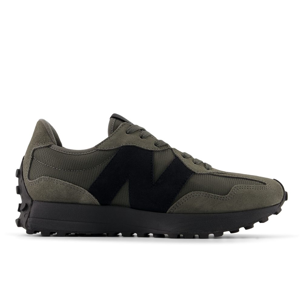New Balance M 327 Dark Wood Freizeitschuhe / Sneaker Herren, grün, Grösse: 37.5