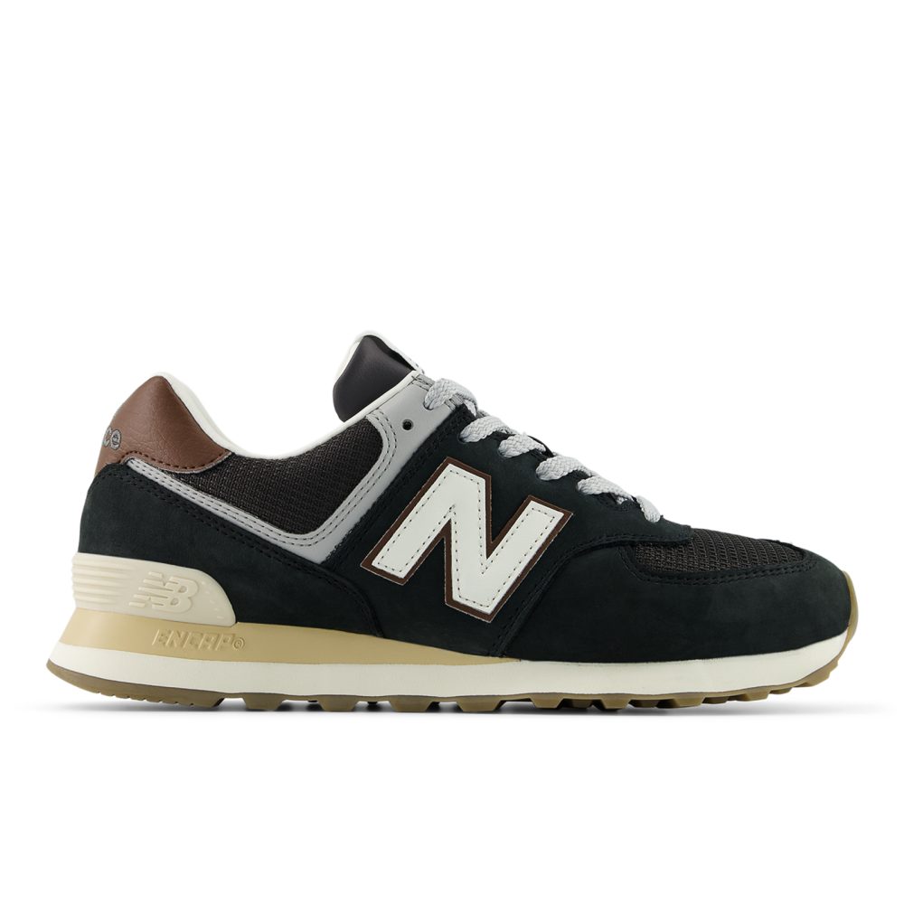 New Balance U 574 Wood Freizeitschuhe / Sneaker unisex, schwarz, Grösse: 45.5